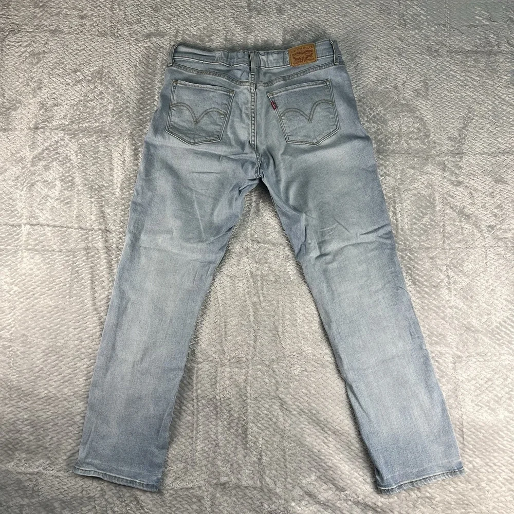 Levi's 511 Slim Fit Jeans Mens 31x30 Light Wash Waterless Denim Distressed